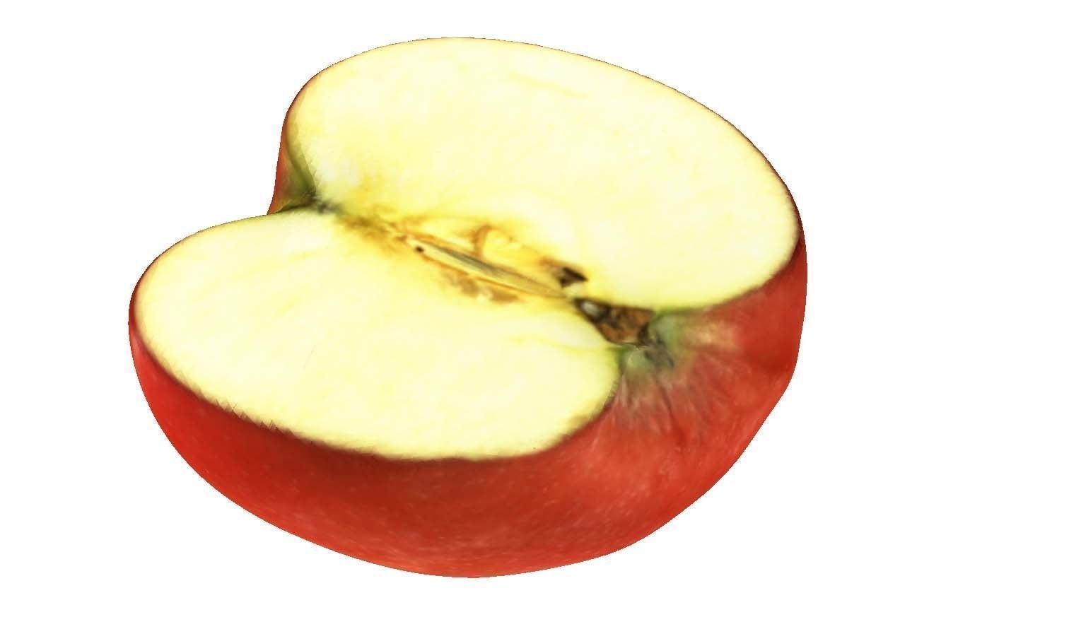 Apple Fruit Half Pictures