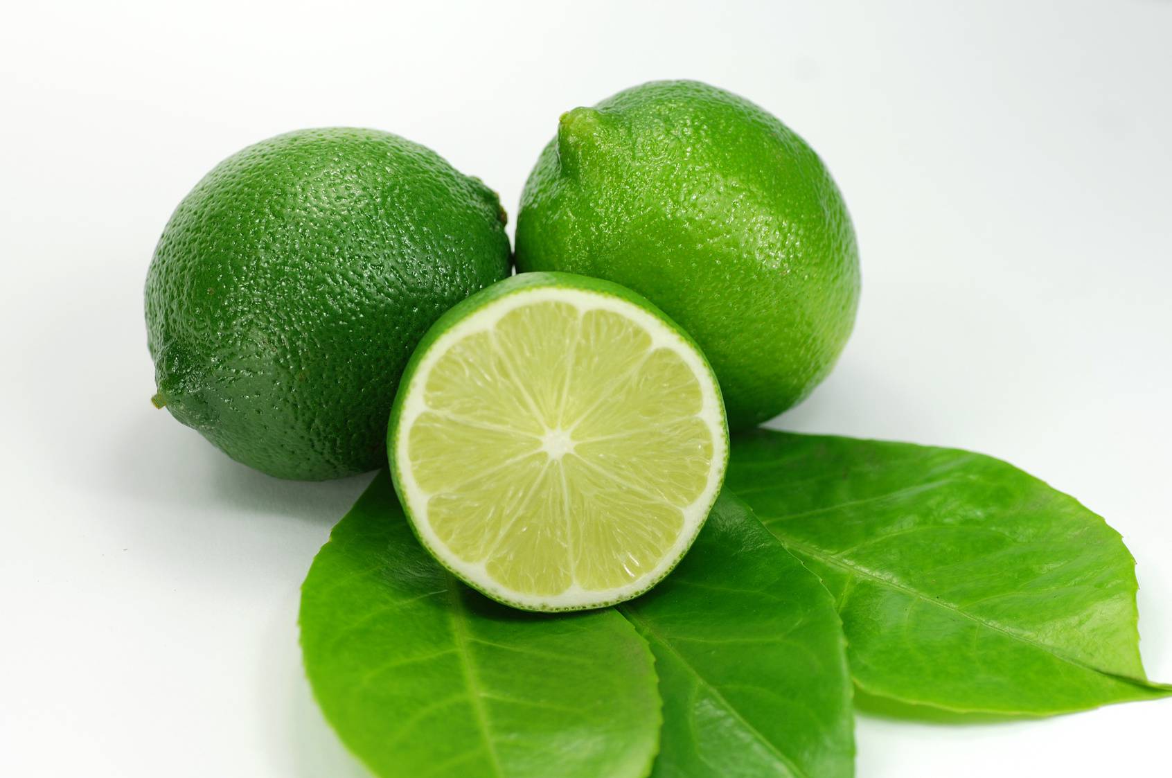 Lime With Leaf Photos