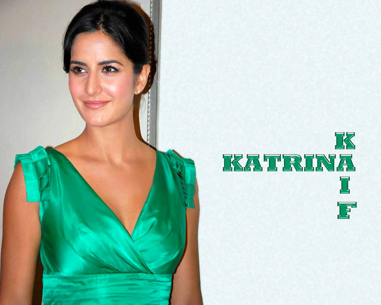 Katrina Kaif Actress Green Dress Pictures