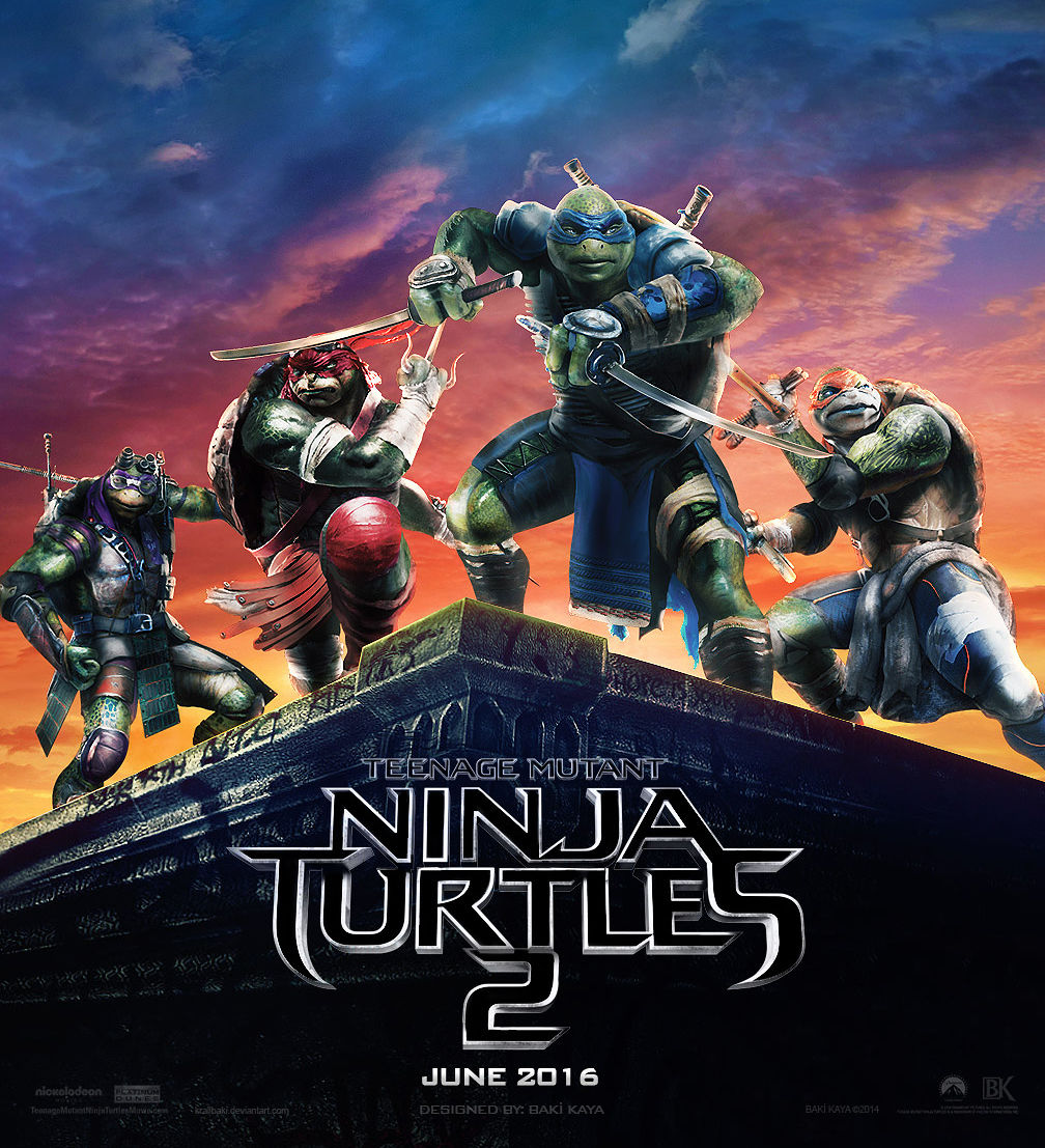 Teenage Mutant Ninja Turtles 2 Film Poster