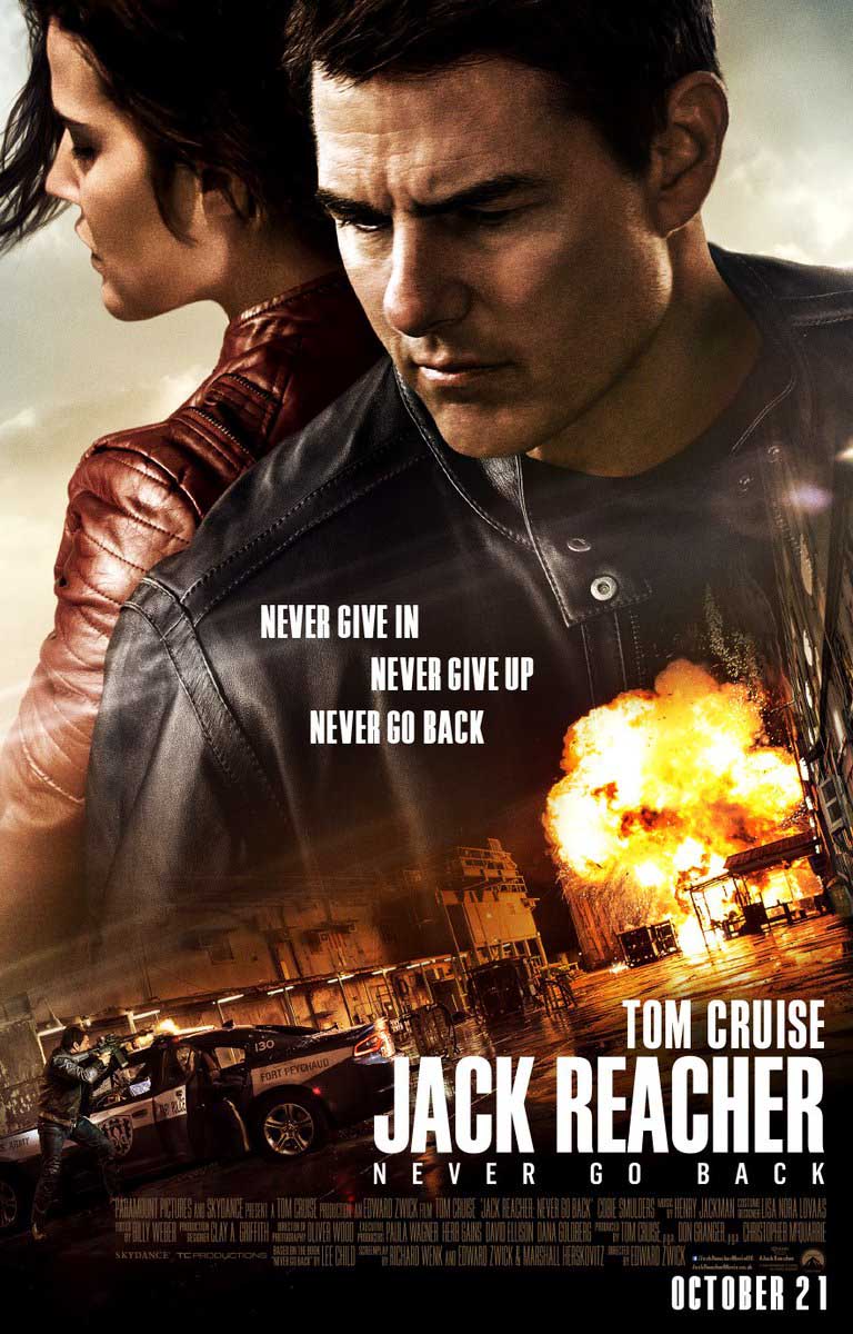 Jack Reacher Never Go Back Movie Poster