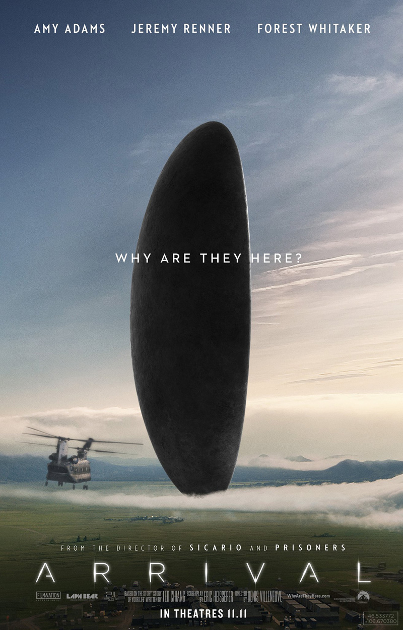 Arrival 2016 movie poster