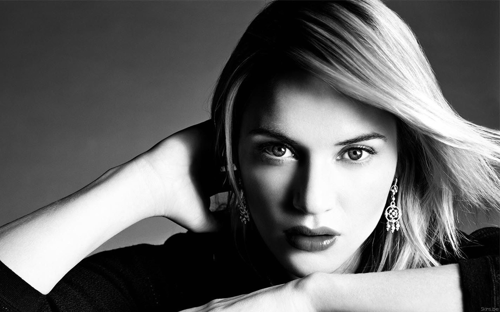 Kate Winslet Hd Black White Cute Face Stills