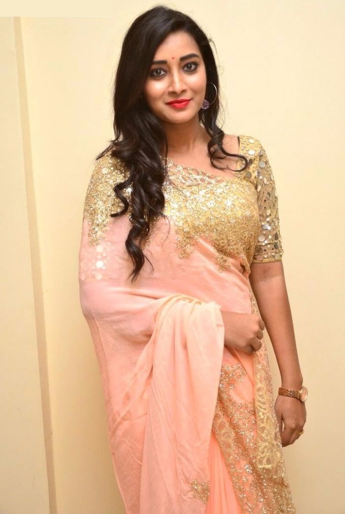 Actress Bhanu Pink Dress Glamour Image