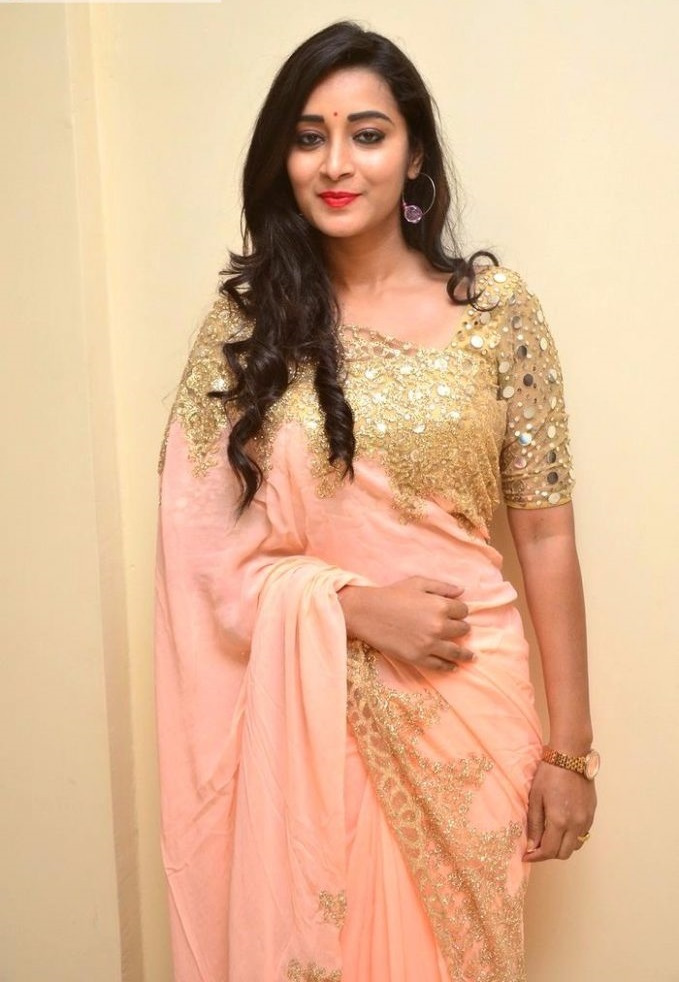 Actress Bhanu Pink Dress Unseen Stills