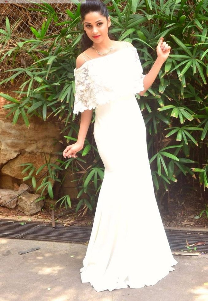 Nandini Actress White Dress Exclusive Photos