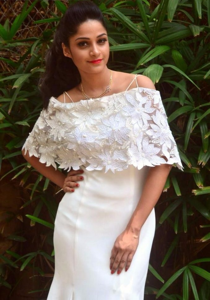 Nandini White Dress Photoshoot Image