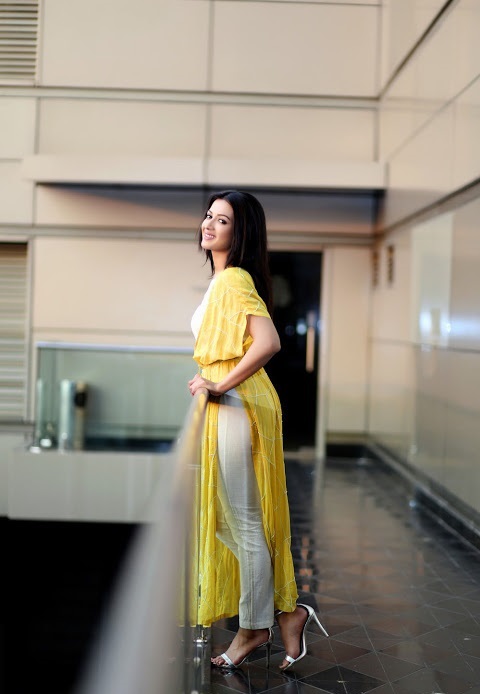 Catherine Tresa Yellow Dress Stills