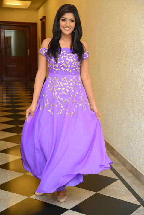 Eesha Rebba Purple Dress Beautiful Pictures