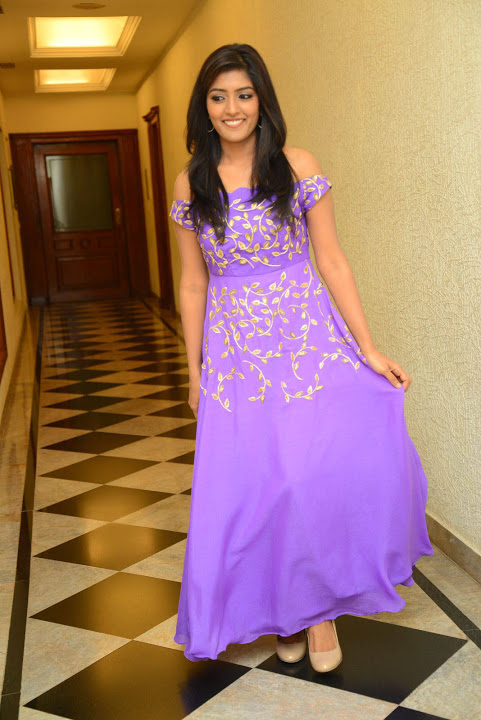 Eesha Rebba Purple Dress Cute Photos