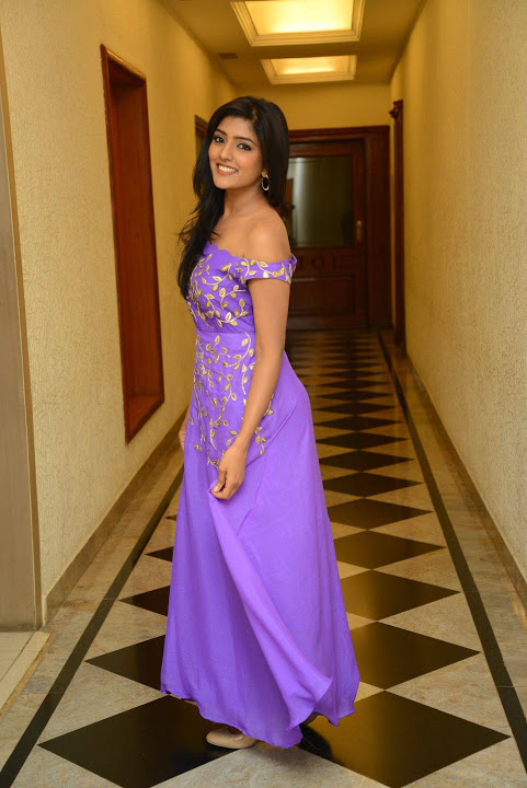Eesha Rebba Purple Dress Exclusive Filmfare Awards Image