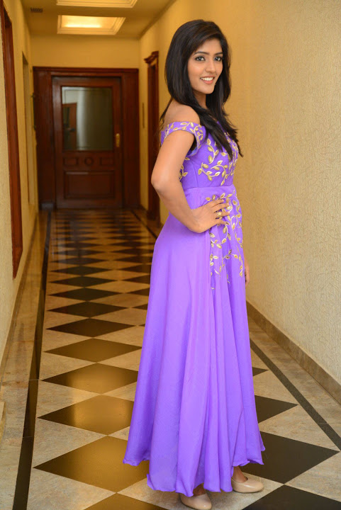 Eesha Rebba Purple Dress Unseen Gallery