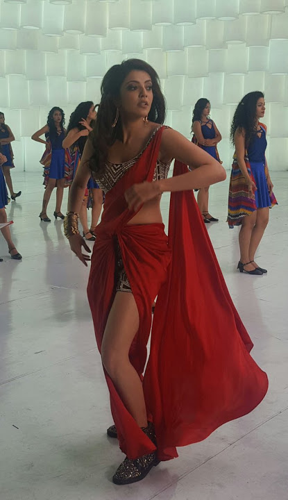 Kajal Agarwal Red Dress Exclusive Photos
