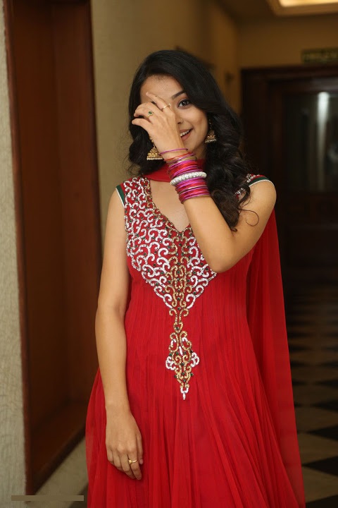 Mahima Makwana Red Dress Figure Image