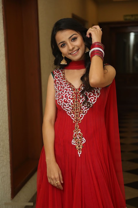 Mahima Makwana Red Dress Glamour Stills