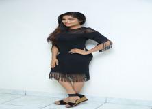 karunya chowdary black dress fashion pictures