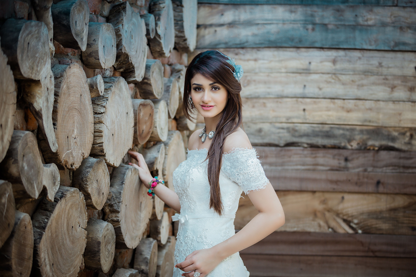 Aditi Arya White Dress Cute Photos