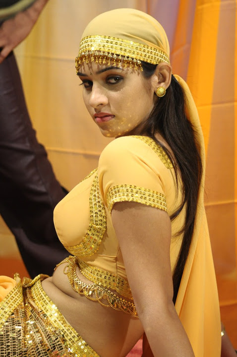 Sanyathara Yellow Dress Pictures
