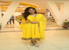 anjali yellow color dress pictures