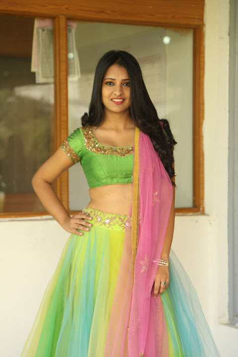 Nikita Bisht Green Dress Figure Image