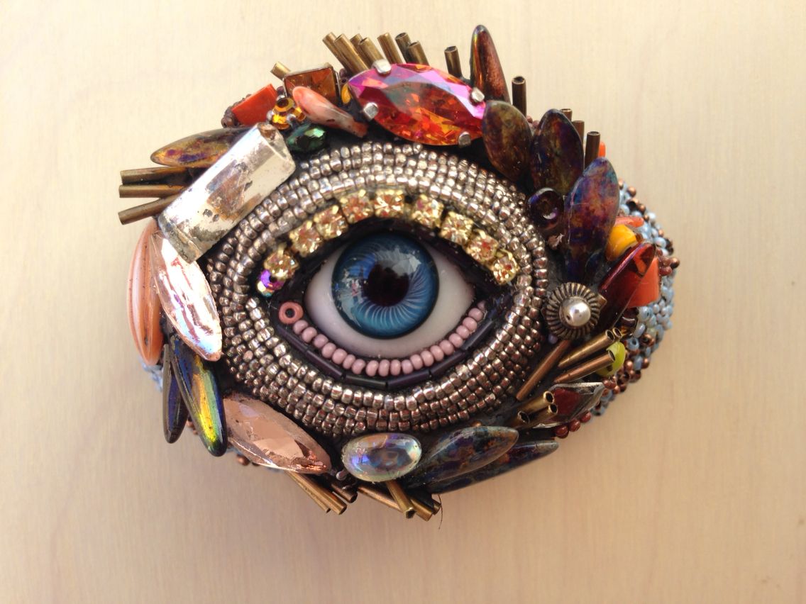Eye Art With Beads