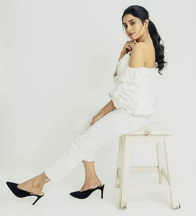 Priyanka Arul Mohan In White Dress
