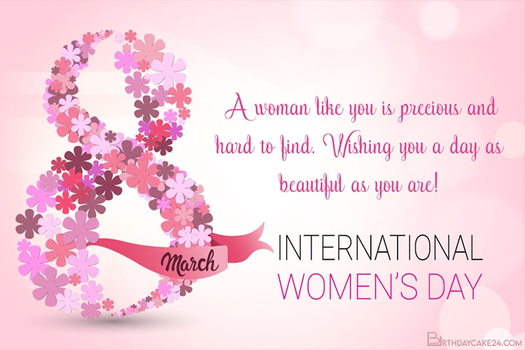 Womens Day Greeting Wishes Card