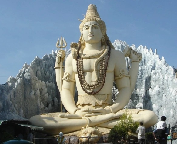 Statue Of Lord Shiva In Karnataka