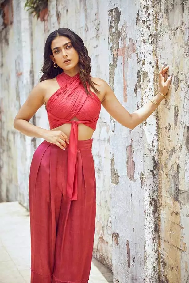 Aakaanksha Singh In Red Dress