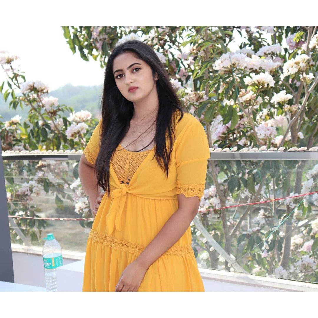 Radhika Preethi In Yellow Dress
