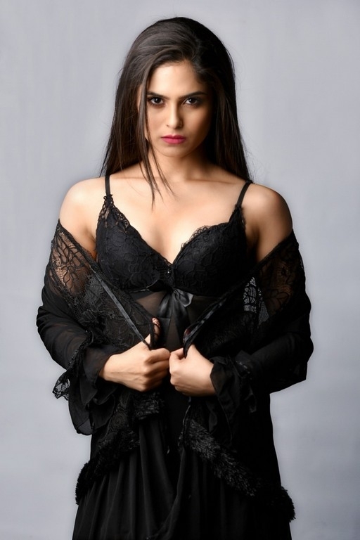 Naina Ganguly In Black Dress