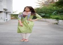 Raashi Khanna Light Green Dress Pictures