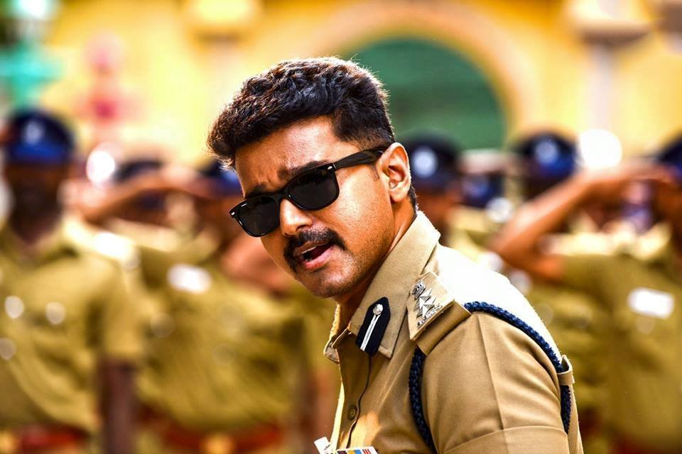 Theri Vijay Police Dress Pictures
