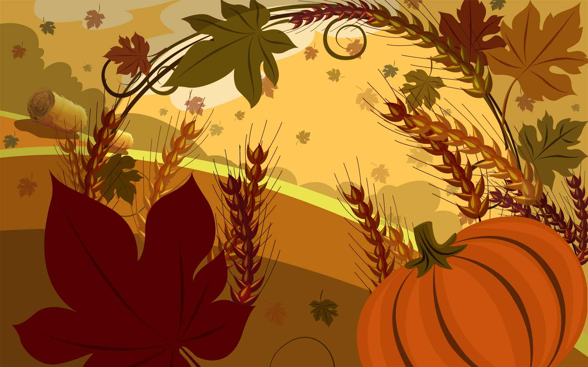 Thanksgiving Day Art Wallpapers