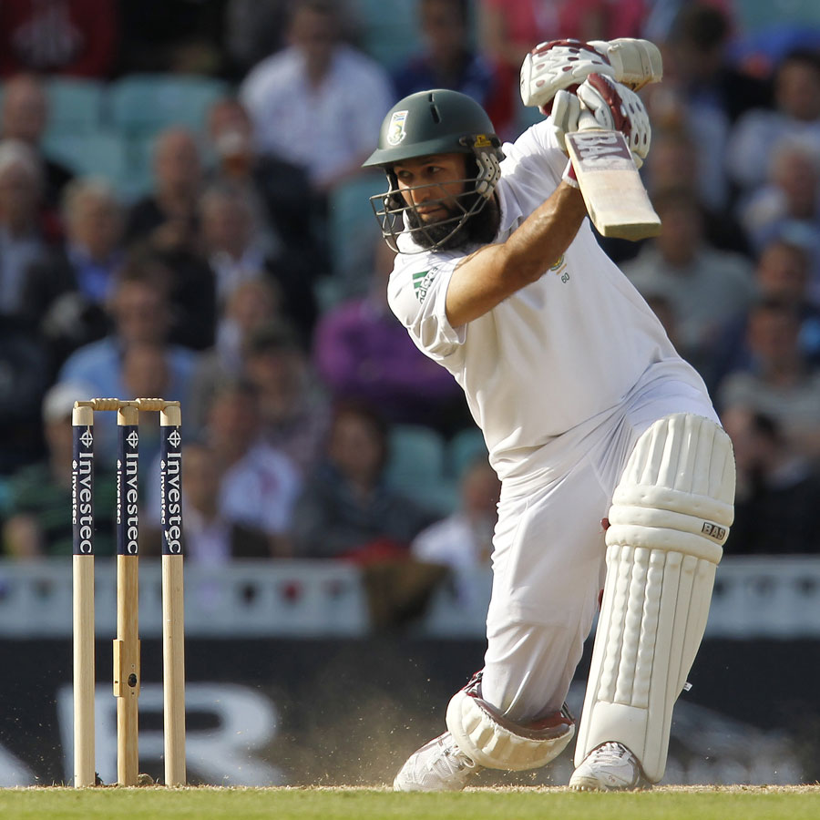 Cricketer Amla Test Match Batting Stills