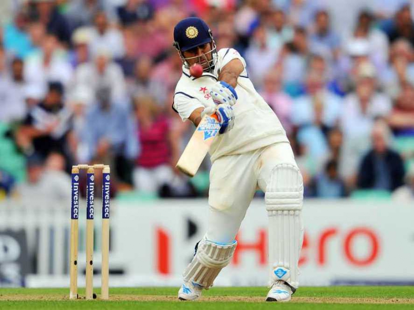 Dhoni Helicopter Shot Test Match Pictures