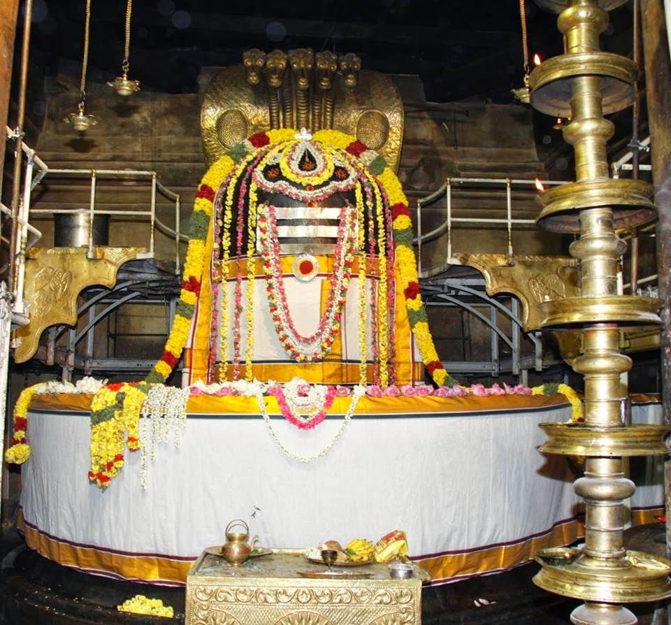 Lord Shiva Lingam At Thanjavur